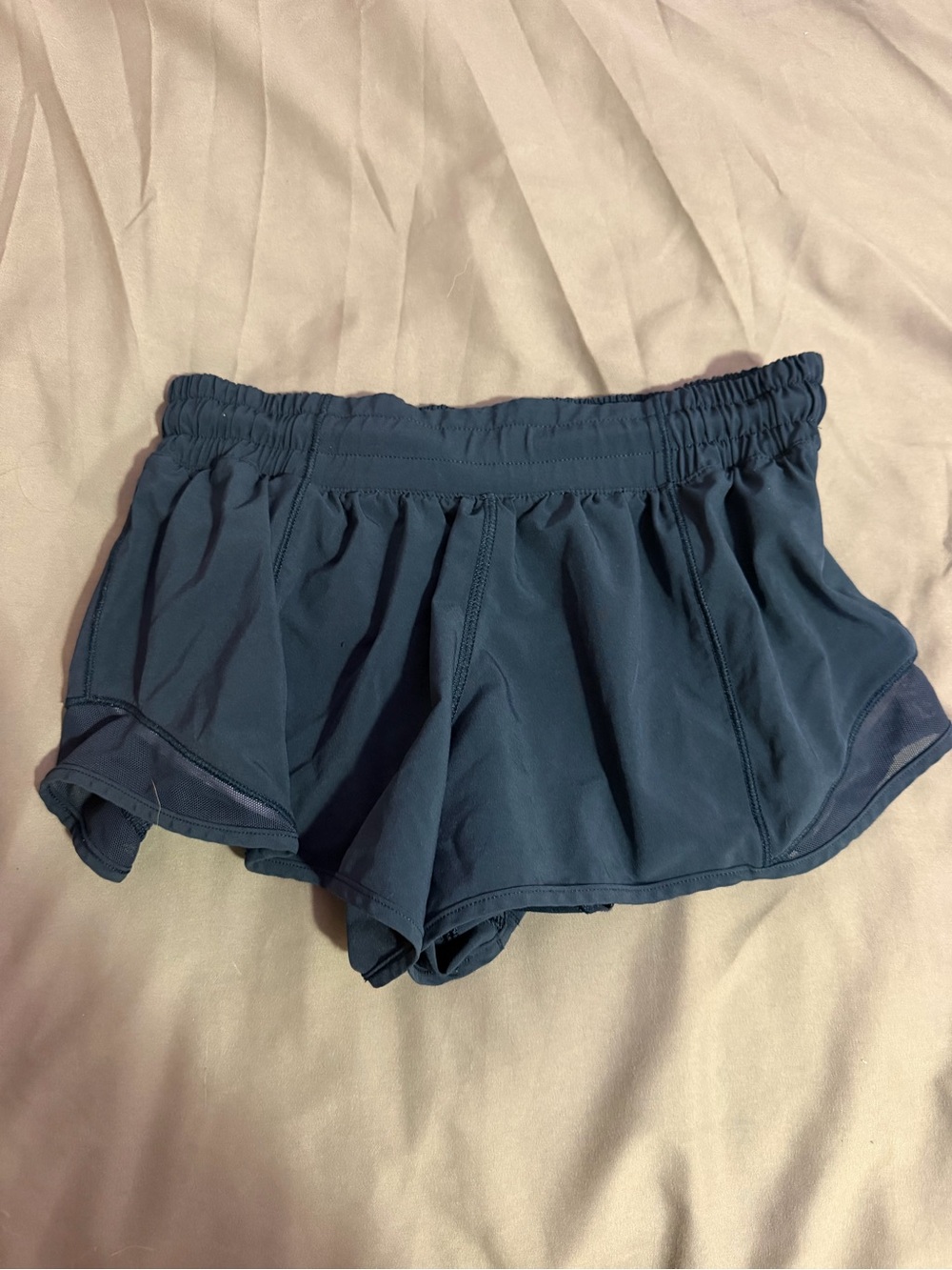 lululemon athletica Women's Navy Blue Athletic Shorts